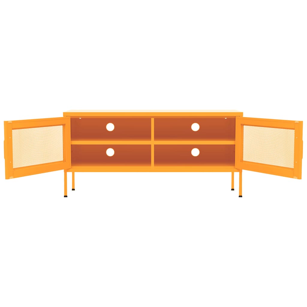 TV ormarić boja senfa 105 x 35 x 50 cm čelični