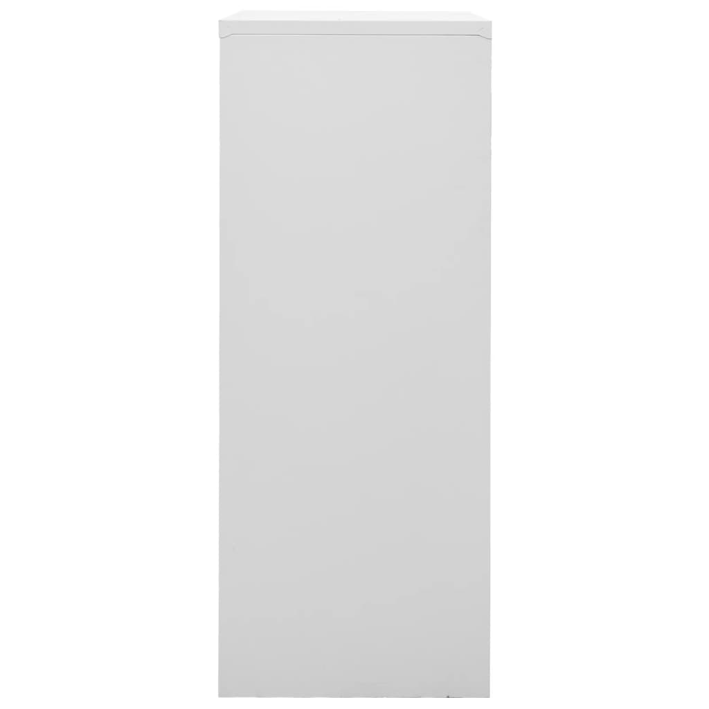 Uredski ormarić svjetlosivi 90 x 40 x 102 cm čelični