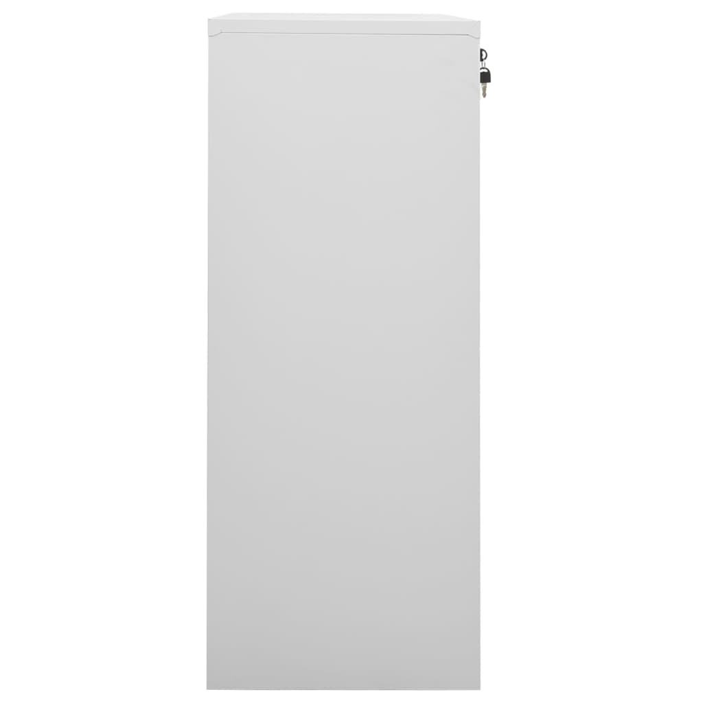 Uredski ormarić svjetlosivi 90 x 40 x 102 cm čelični