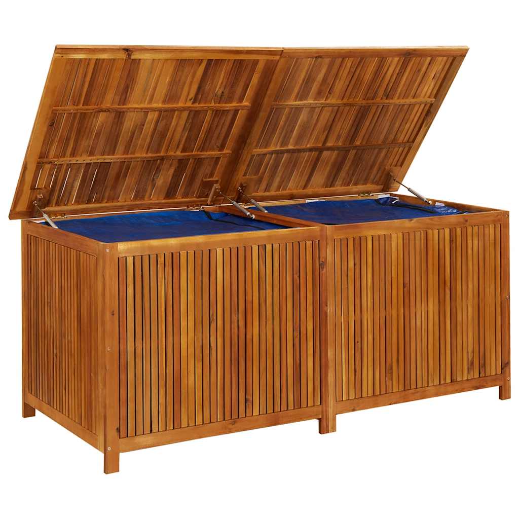 Vrtna kutija za pohranu 175 x 80 x 75 cm masivno bagremovo drvo