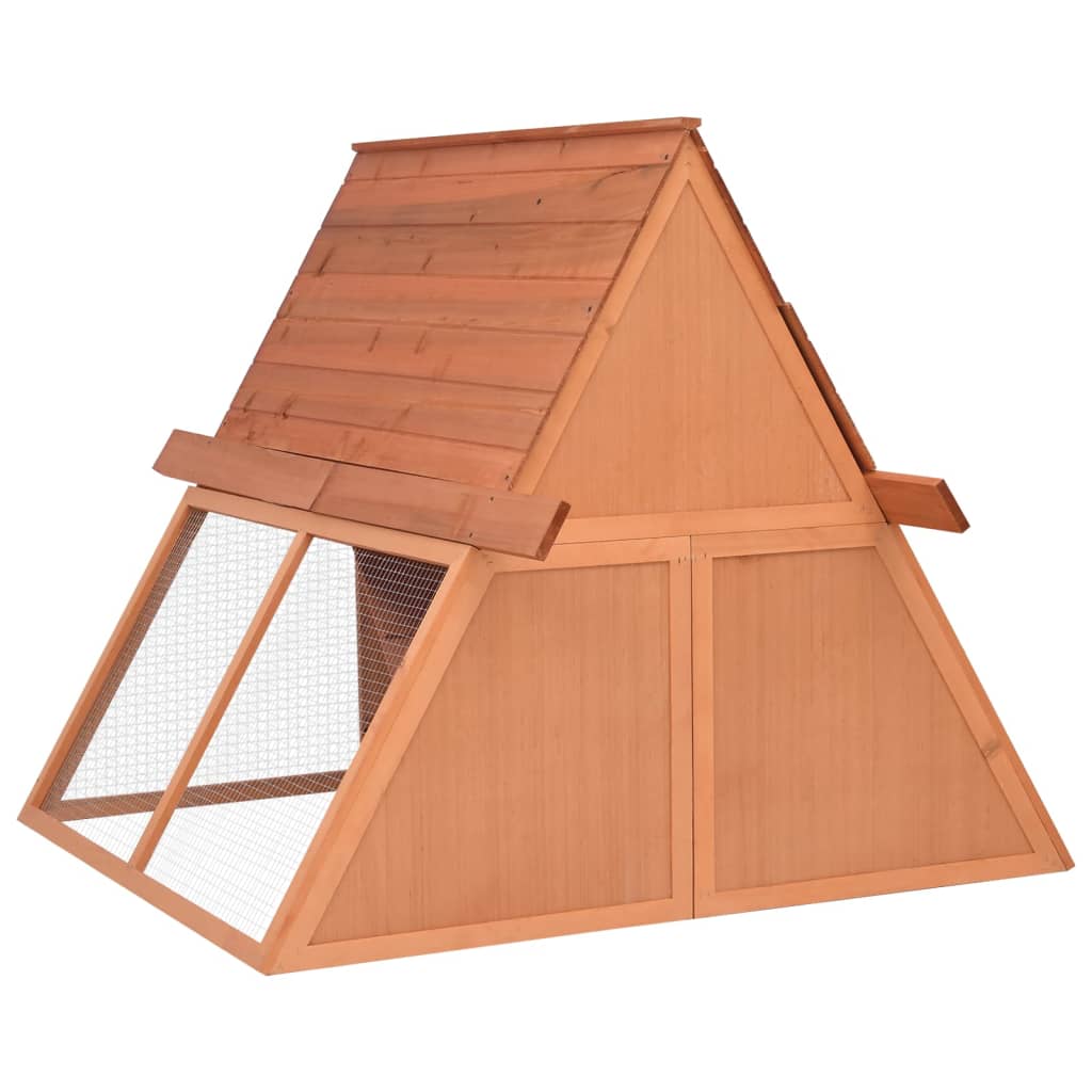 Kavez za zečeve 152 x 127 x 109,5 cm od masivne jelovine