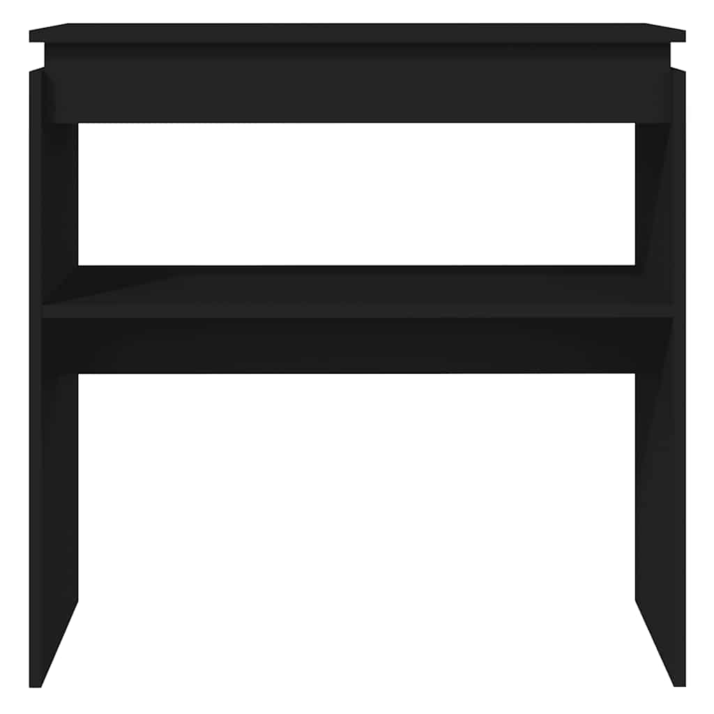 Konzolni stol crni 80 x 30 x 80 cm od konstruiranog drva