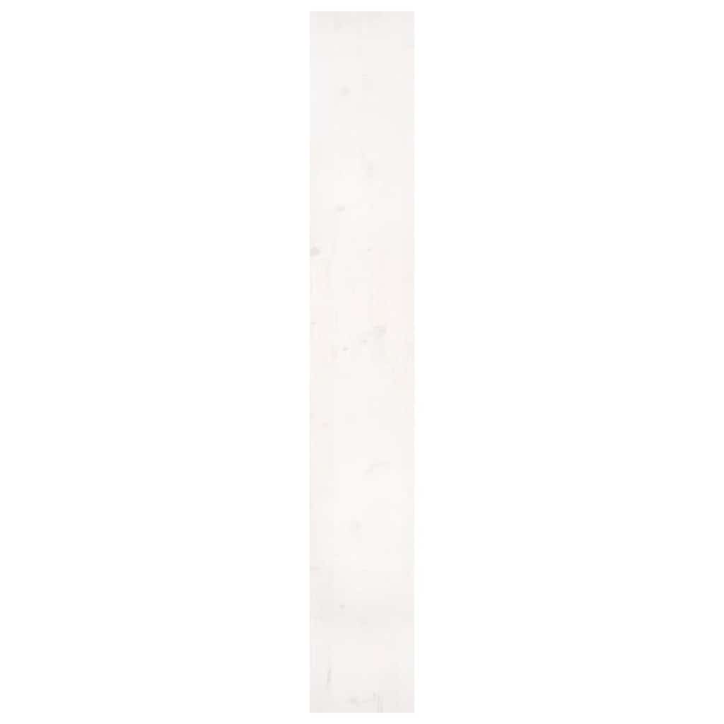 Ormarić za knjige / pregrada bijeli 80x30x199,5 cm od borovine