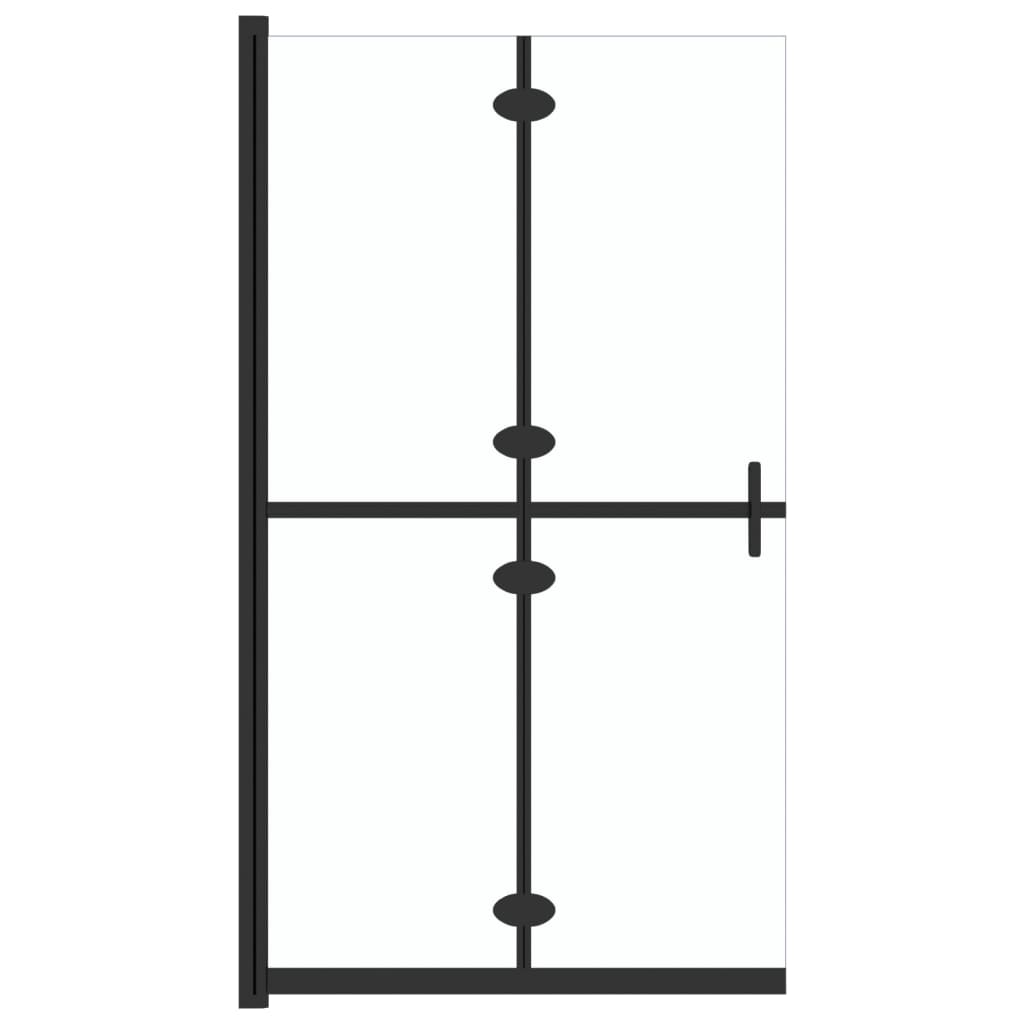 Sklopiva pregrada za tuširanje prozirna ESG staklo 90 x 190 cm