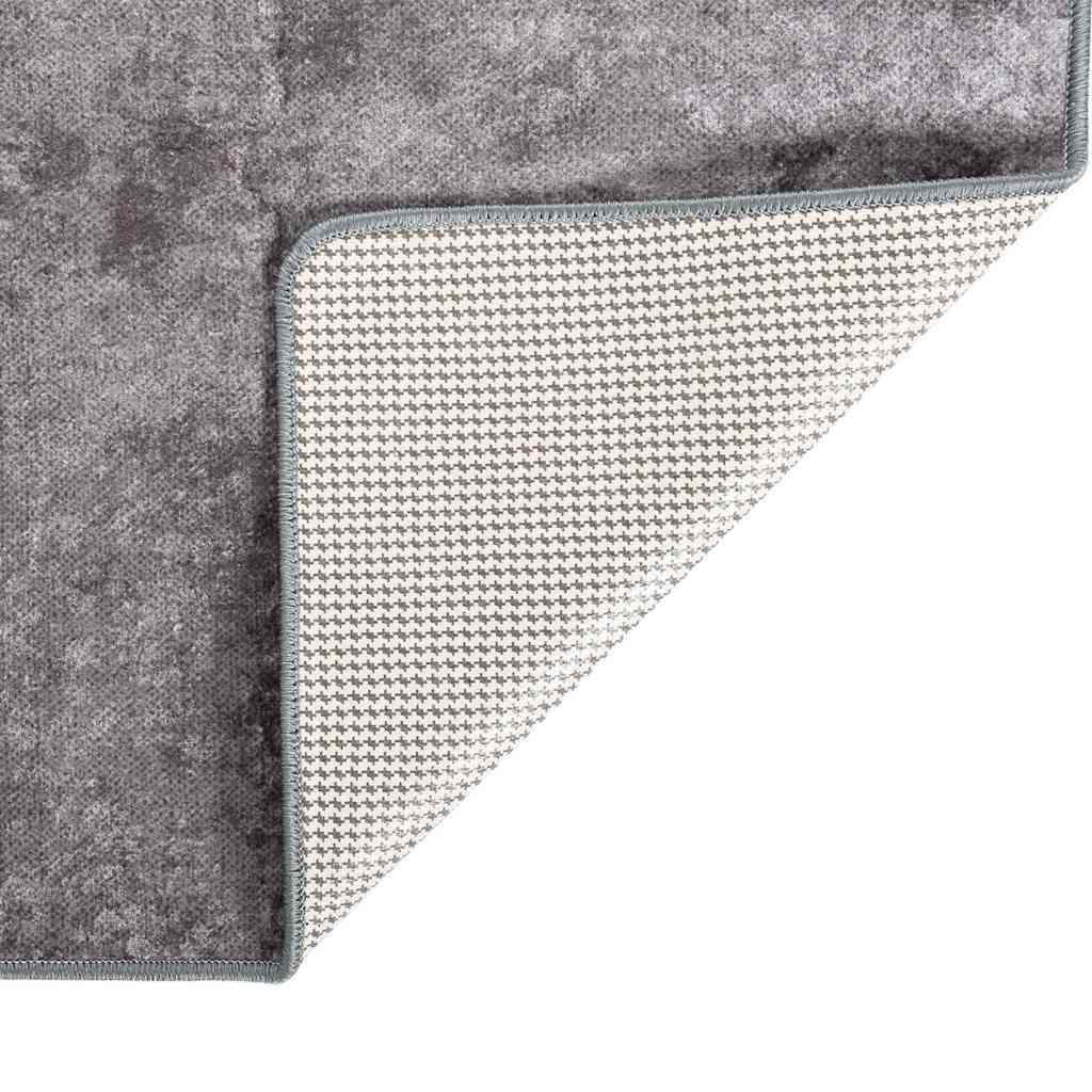 Perivi tepih 160 x 230 cm sivi