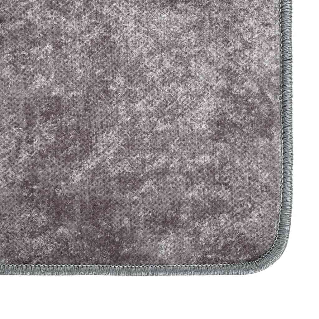 Perivi tepih 160 x 230 cm sivi