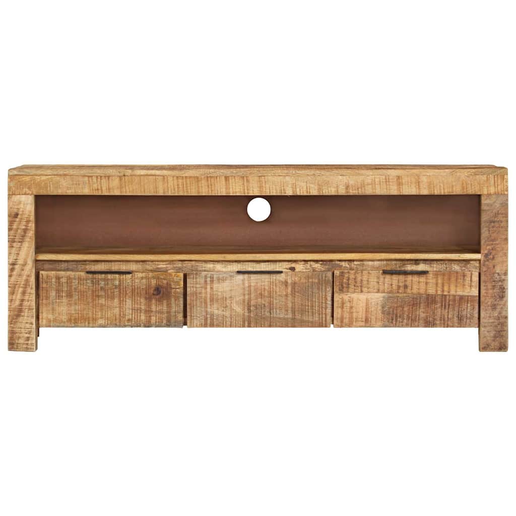 TV ormarić 110 x 30 x 40 cm od grubog drva manga Smeđa