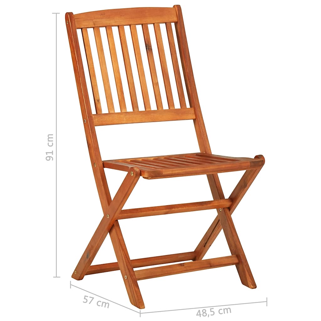 7-dijelni vrtni blagovaonski set 180x90x75 cm bagremovog drva