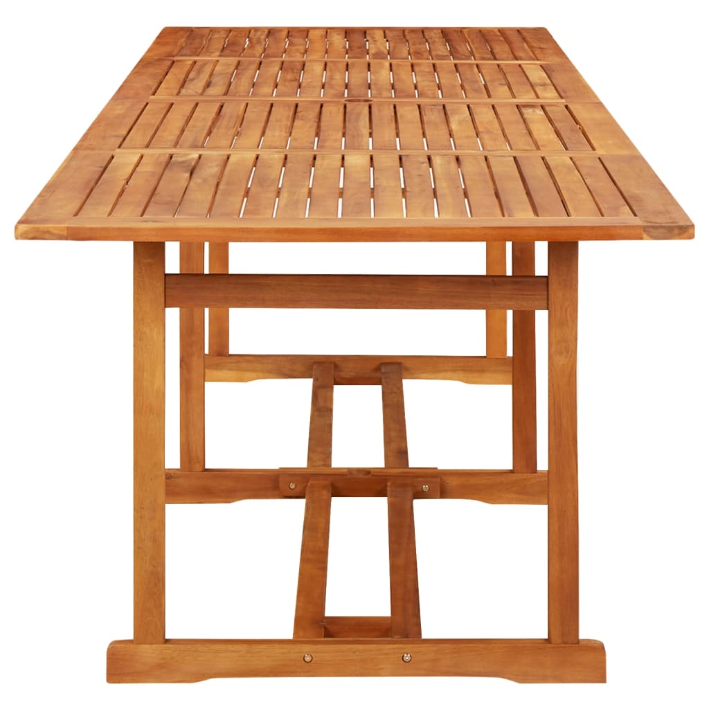 13-dijelni vrtni blagovaonski set 280x90x75 cm bagremovog drva