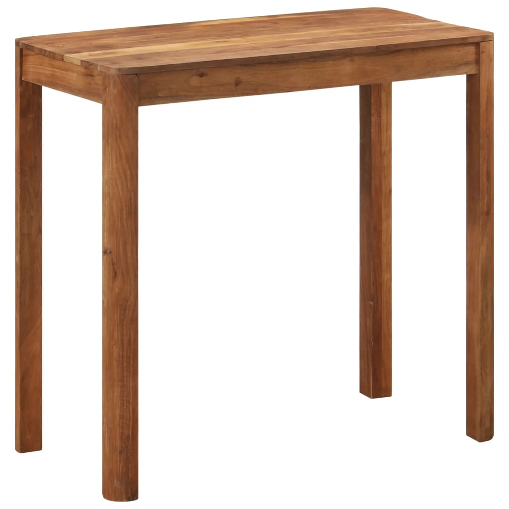 Barski stol od drva bagrema s premazom boje meda 110x55x106 cm