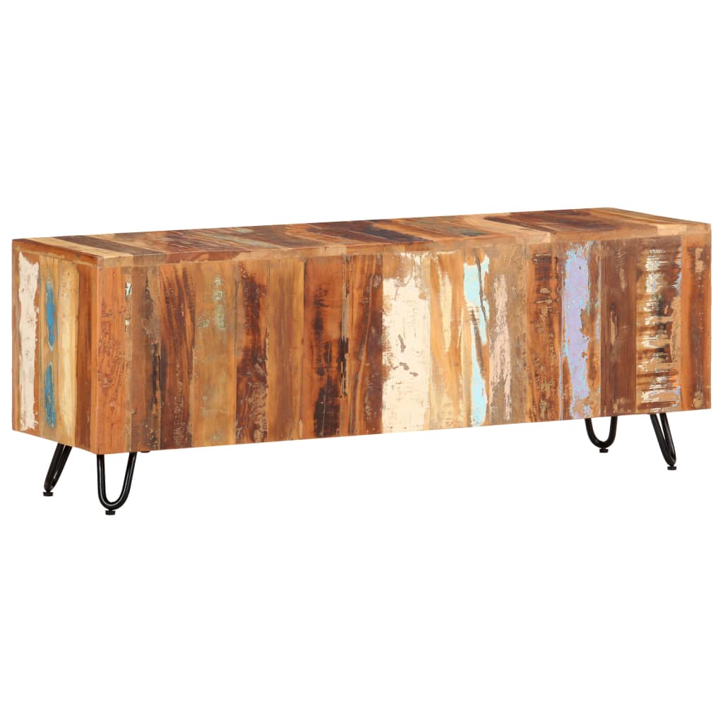 TV ormarić 110 x 30 x 40 cm od masivnog obnovljenog drva