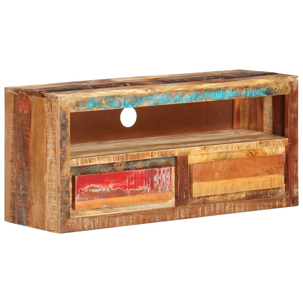 TV ormarić 88 x 30 x 40 cm od masivnog obnovljenog drva