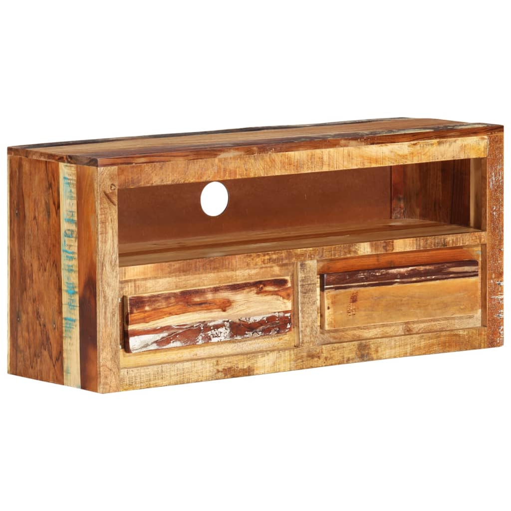 TV ormarić 88 x 30 x 40 cm od masivnog obnovljenog drva