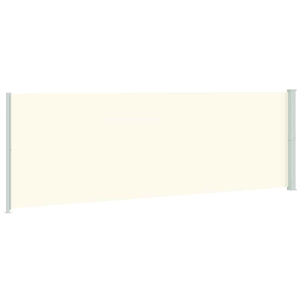 Uvlačiva bočna tenda za terasu 200 x 600 cm krem