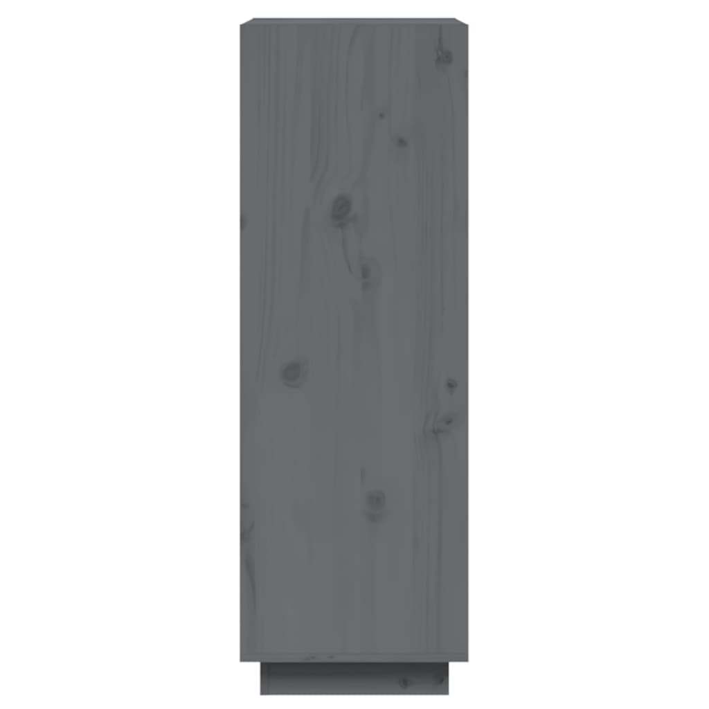 Ormarić za knjige / pregrada sivi 60x35x103 cm od borovine