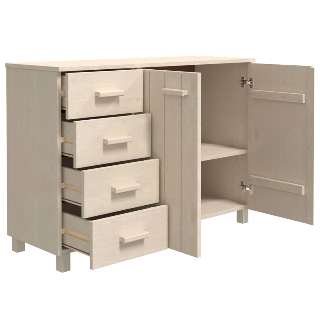 Komoda HAMAR boja meda 113 x 40 x 80 cm od masivne borovine