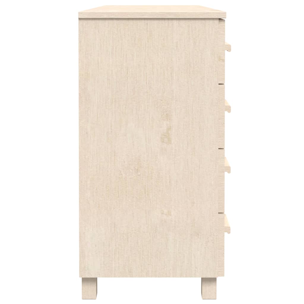 Komoda HAMAR boja meda 113 x 40 x 80 cm od masivne borovine