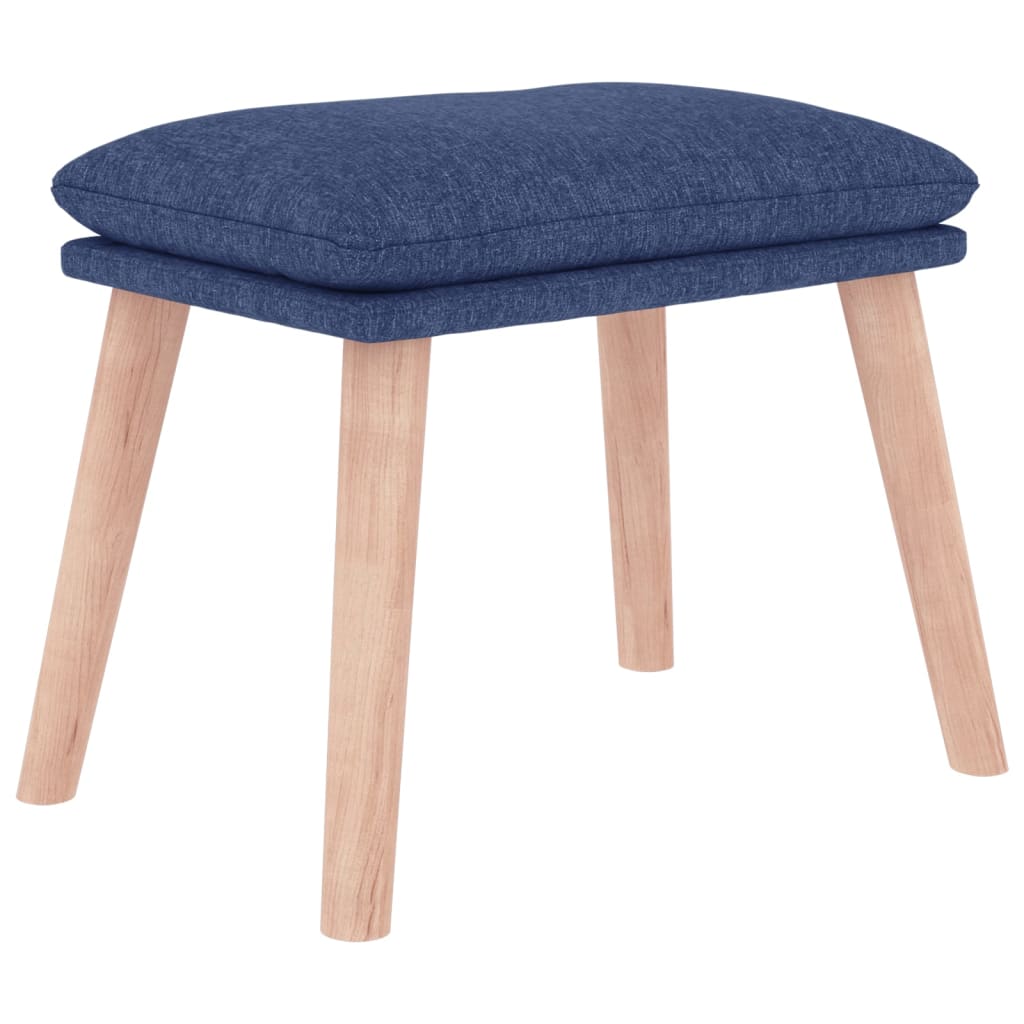 Tabure plavi 45 x 29,5 x 35 cm od tkanine