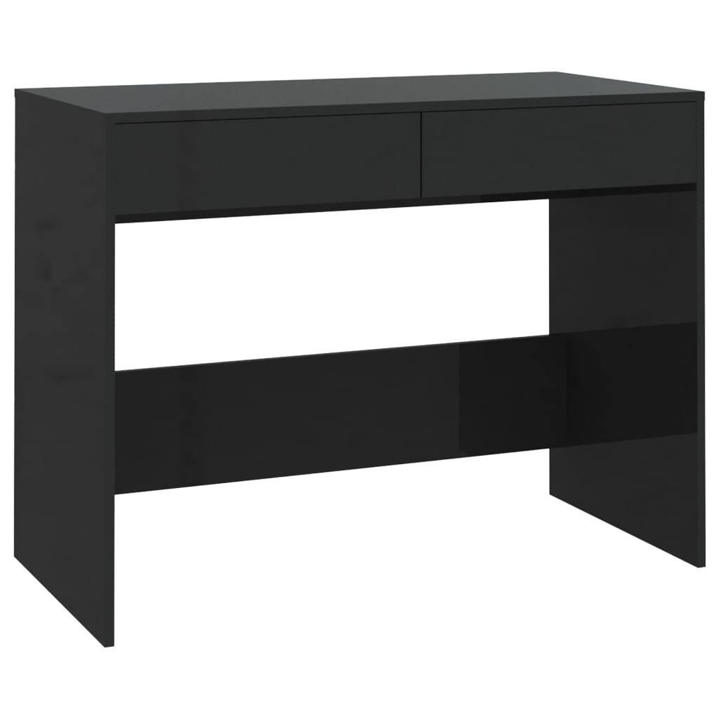 Radni stol crni 101 x 50 x 76,5 cm od konstruiranog drva