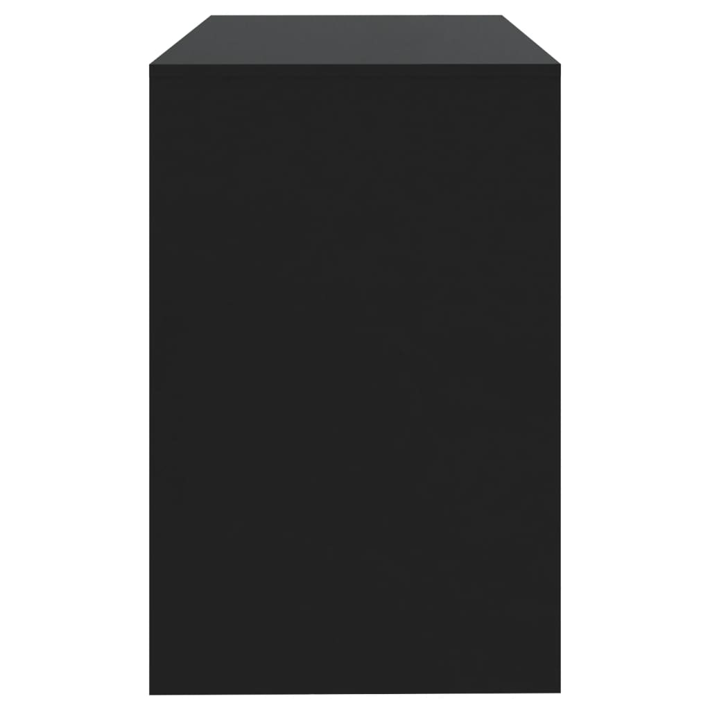 Radni stol crni 101 x 50 x 76,5 cm od konstruiranog drva