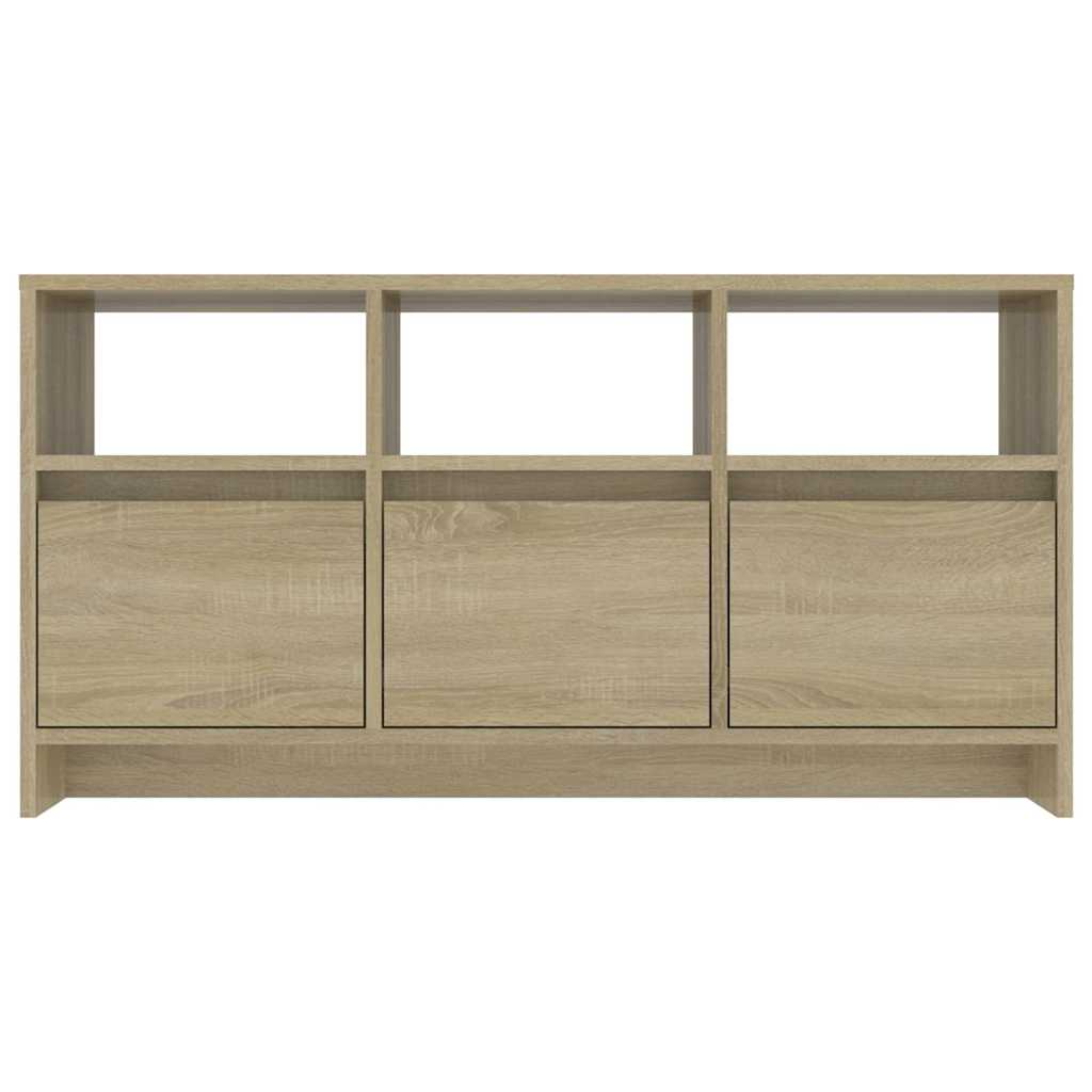 TV ormarić boja hrasta 102 x 37,5 x 52,5 cm konstruirano drvo Bež