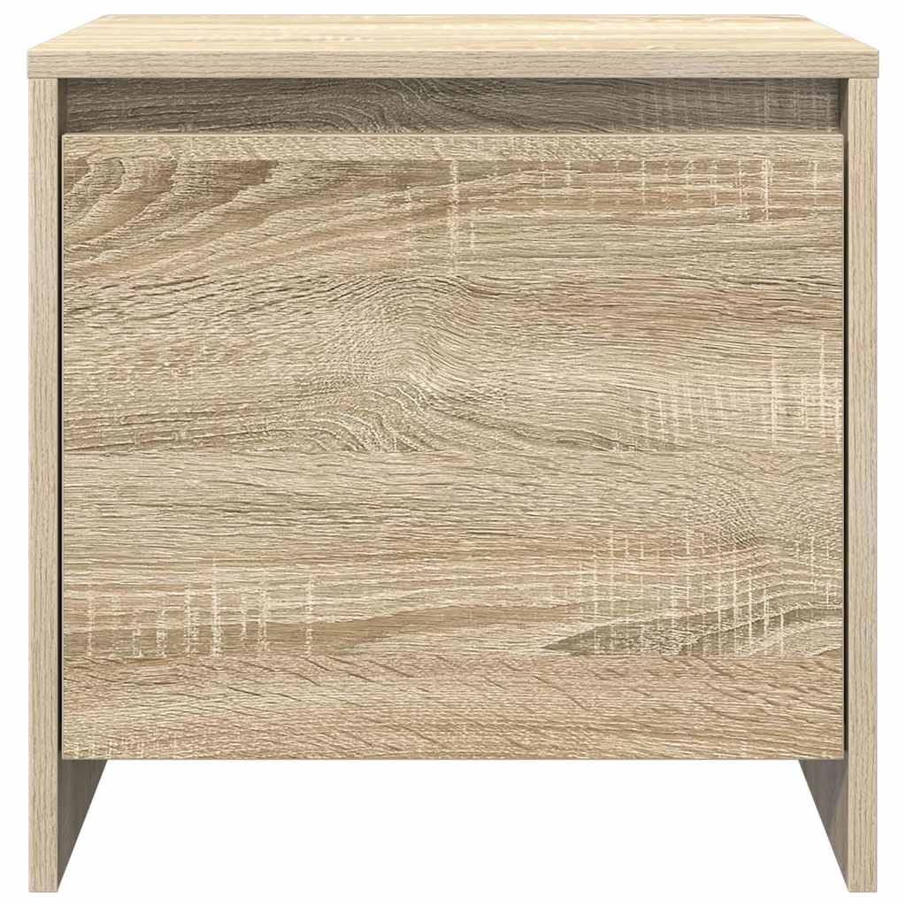 Noćni ormarići 2 kom boja hrasta sonome 45x34x44,5 cm drveni Bež