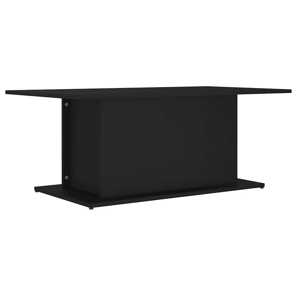 Stolić za kavu crni 102 x 55,5 x 40 cm od konstruiranog drva