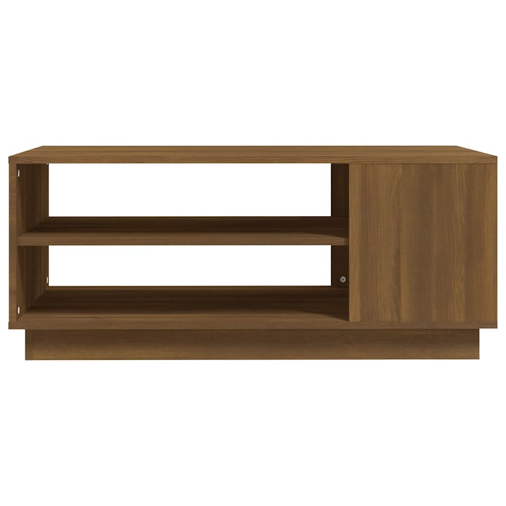 Stolić za kavu smeđa boja hrasta 102x55x43 cm konstruirano drvo