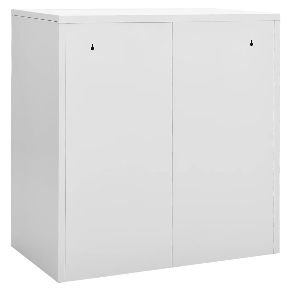 Ormarići s ključem 2 kom svjetlosivi/crveni 90x45x92,5 cm čelik