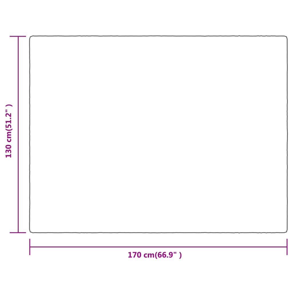 Krem deka 130 x 170 cm poliesterska