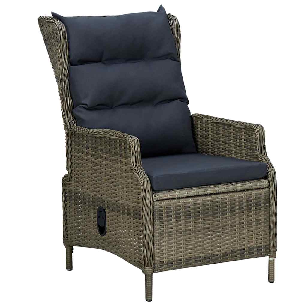 5-dijelni vrtni blagovaonski set smeđi Smeđa Dužina stola 80 cm
