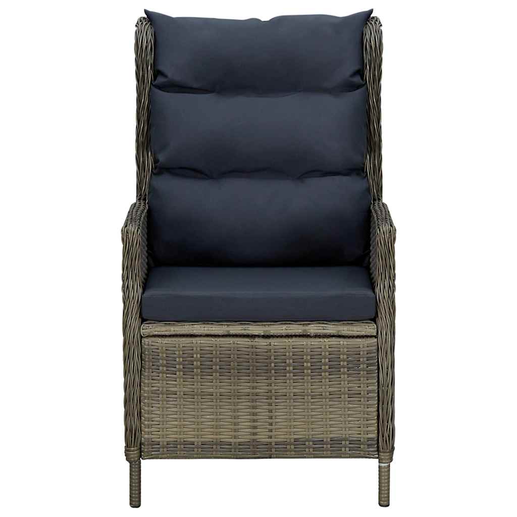 5-dijelni vrtni blagovaonski set smeđi Smeđa Dužina stola 80 cm