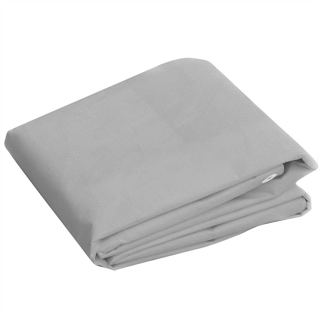 Cerada 260 g/m² 8 x 12 m siva HDPE