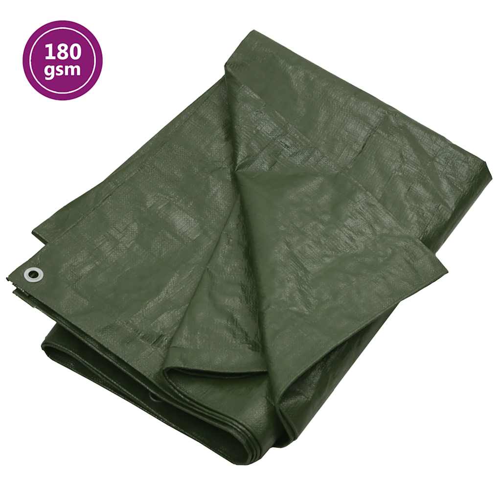 Cerada 180 g/m² 8x8 m zelena HDPE