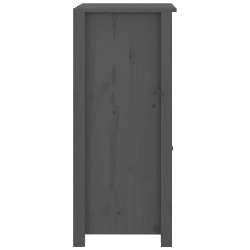 Komode 2 kom sive 40x35x80 cm od masivne borovine