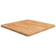 Četvrtasta stolna ploča svjetlosmeđa 60x60x2,5 cm od hrastovine