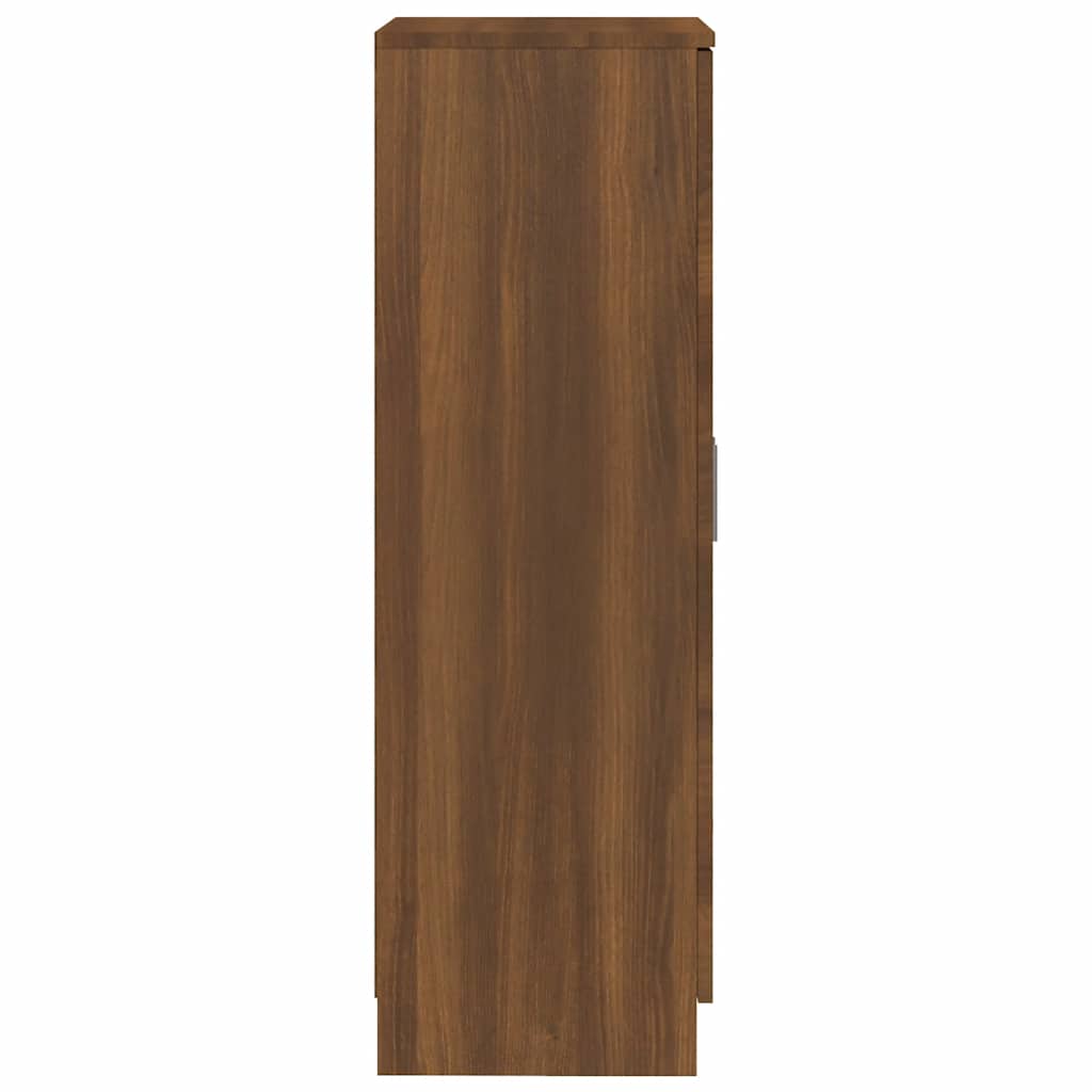 Ormarić za cipele smeđi hrast 55x35x108 cm inženjerski drvo