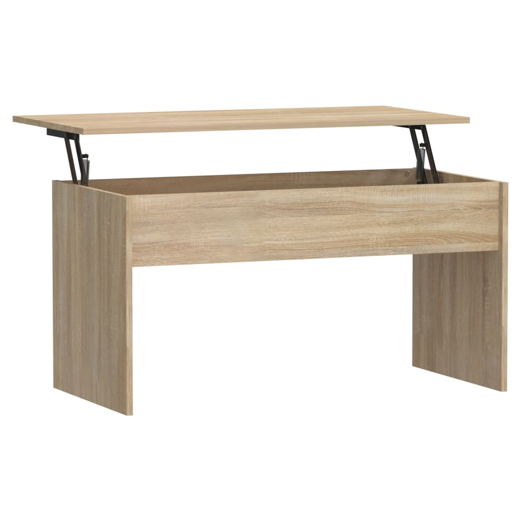 Stolić za kavu boja hrasta 102x50,5x52,5 cm konstruirano drvo