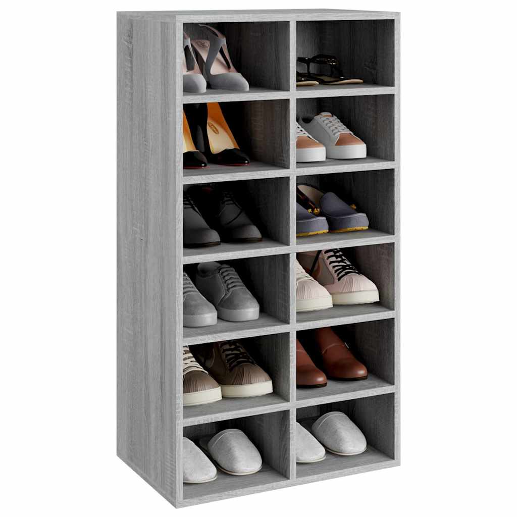Stalak za cipele boja hrasta 54x34x100,5 cm konstruirano drvo Smeđa