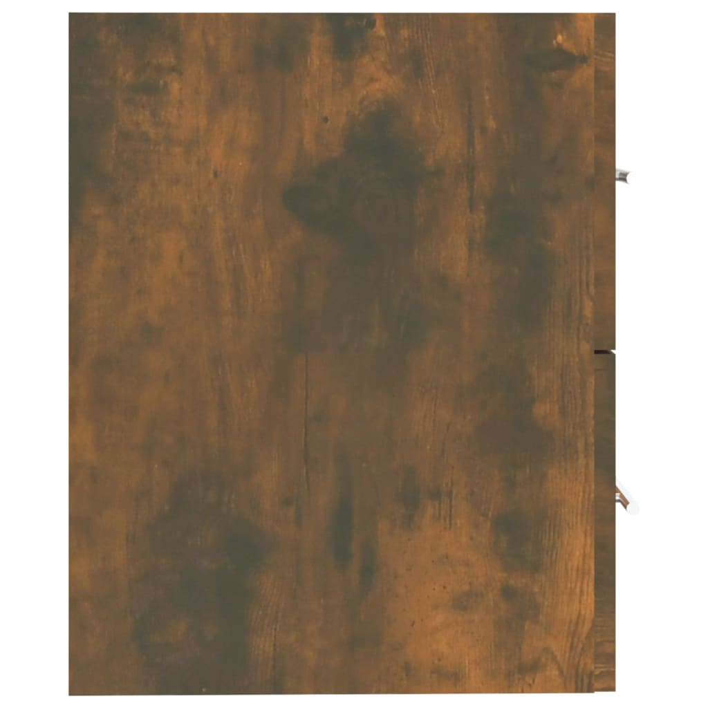 Ormarić za umivaonik boja dimljenog hrasta 60x38,5x48 cm drveni