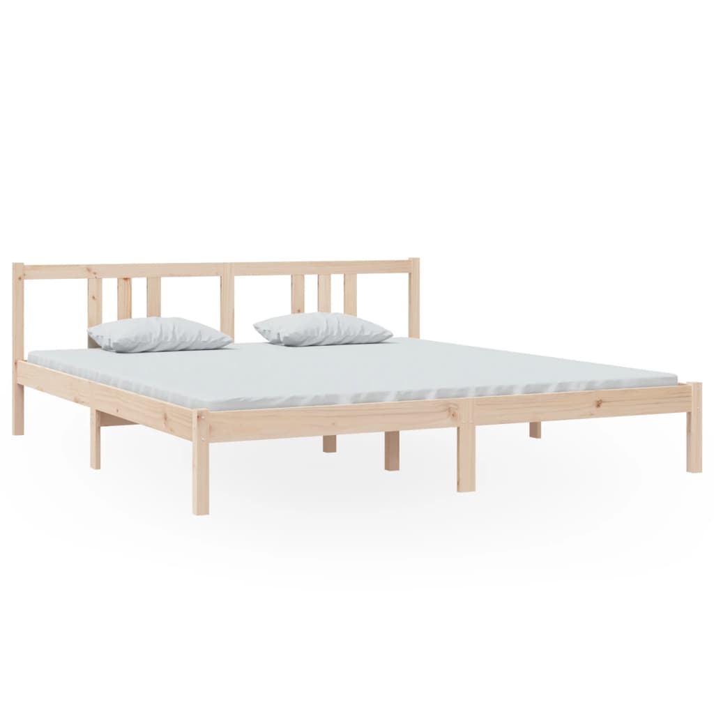 Okvir za krevet od masivnog drva 180 x 200 cm veliki bračni