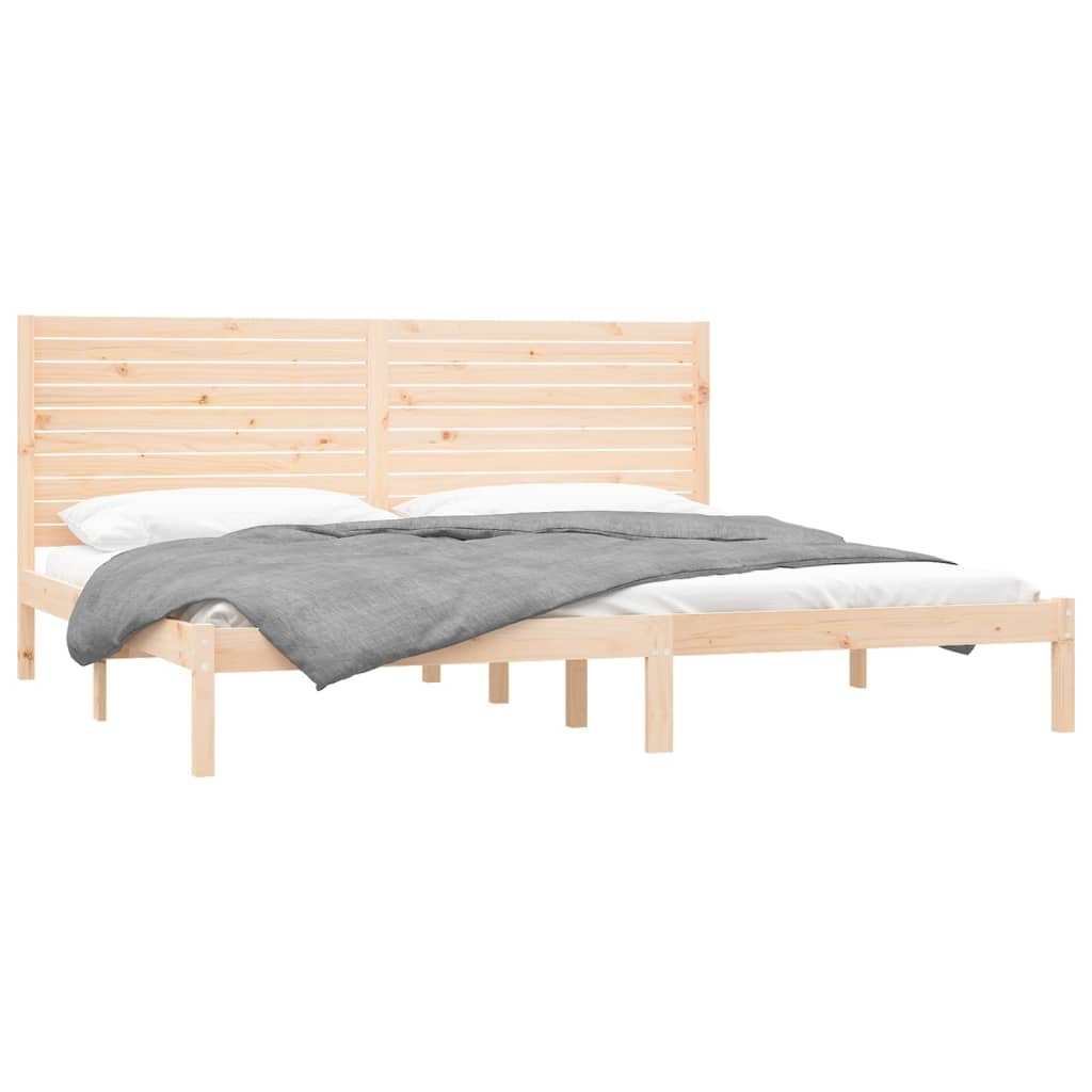 Okvir za krevet od masivnog drva 180 x 200 cm veliki bračni