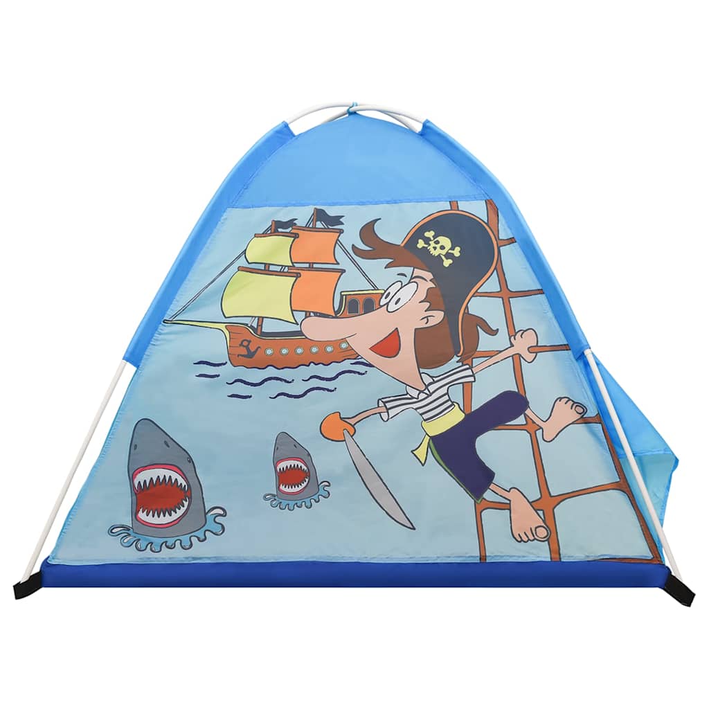 Dječji šator za igru s 250 loptica plavi 120 x 120 x 90 cm Plava