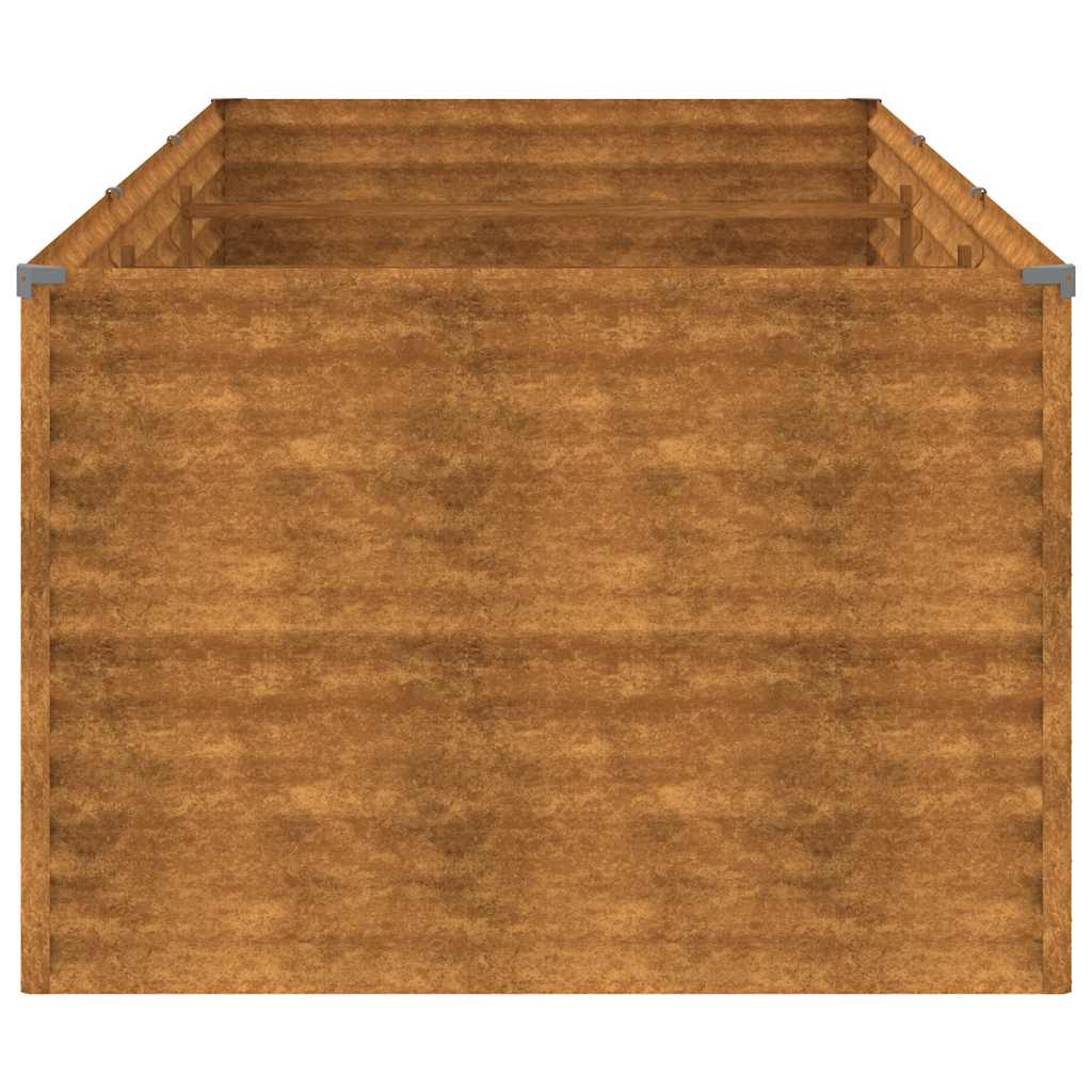 Povišena vrtna gredica 290 x 100 x 69 cm od čelika COR-TEN