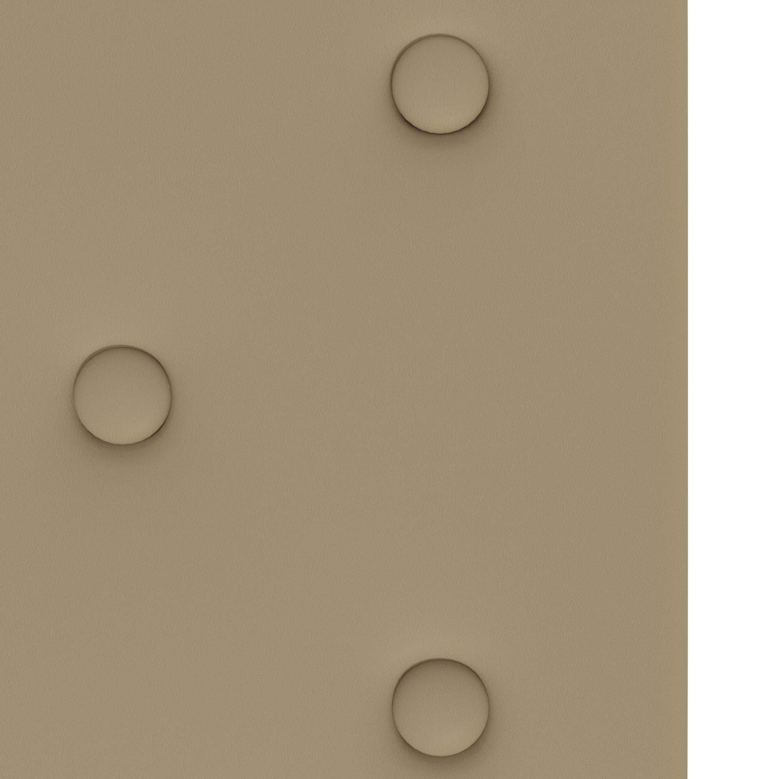 Zidna uzglavlja 12 pcs Boja cappuccina 60 x 30 cm Lažna koža