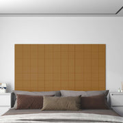 Zidna uzglavlja 12 pcs Smeđa 60 x 15 cm Baršun