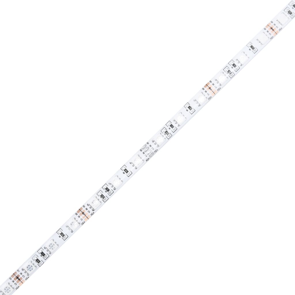 Radni stol s LED svjetlima crni 97x45x90 cm konstruirano drvo