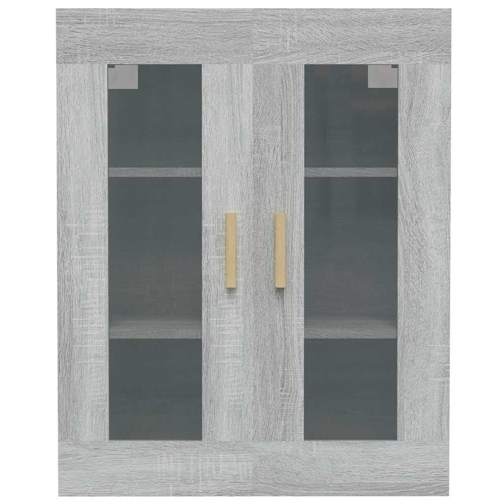 Viseći zidni ormarić boja sivog hrasta sonome 69,5 x 34 x 90 cm Siva