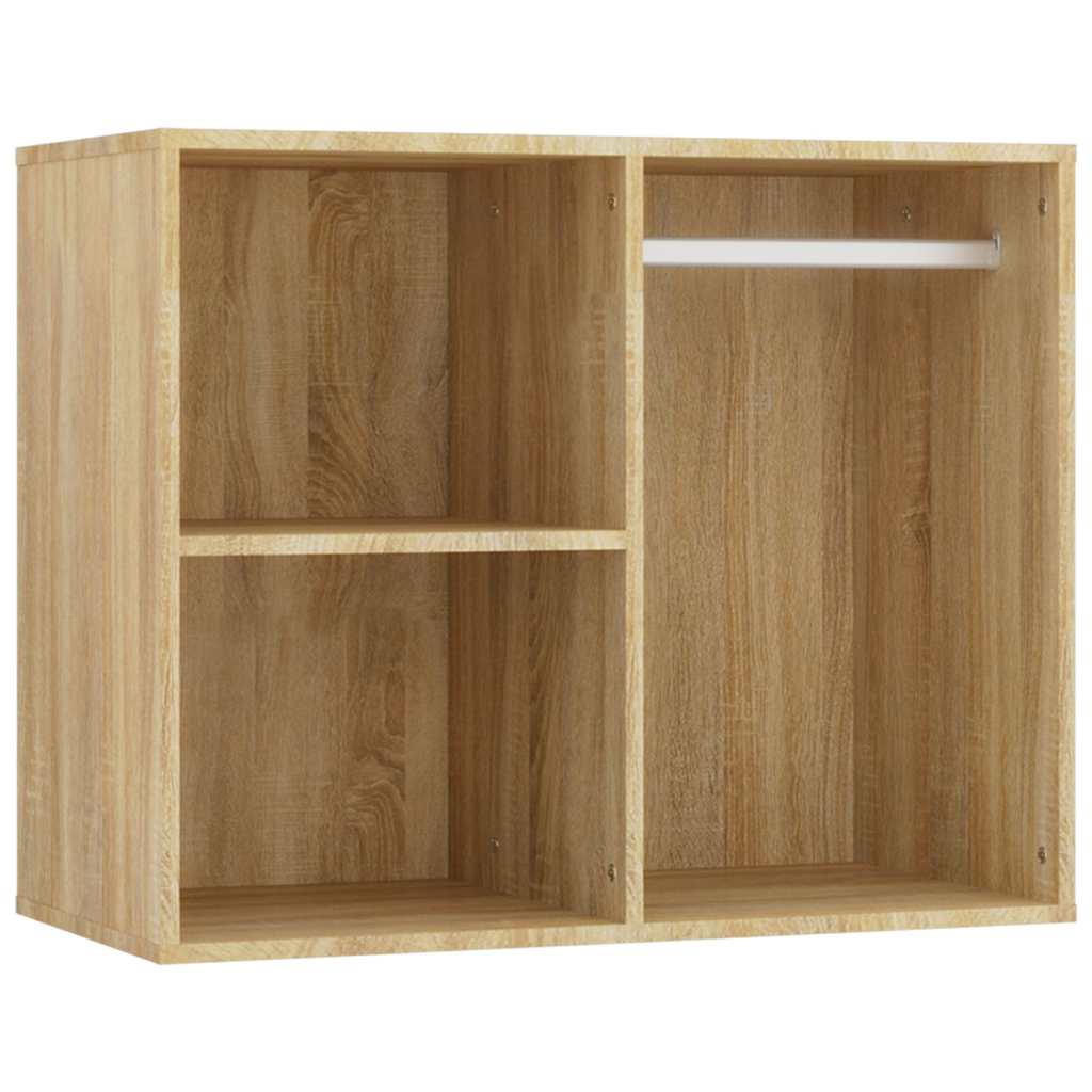 Set toaletnog stolića boja hrasta sonome LED konstruirano drvo Smeđa