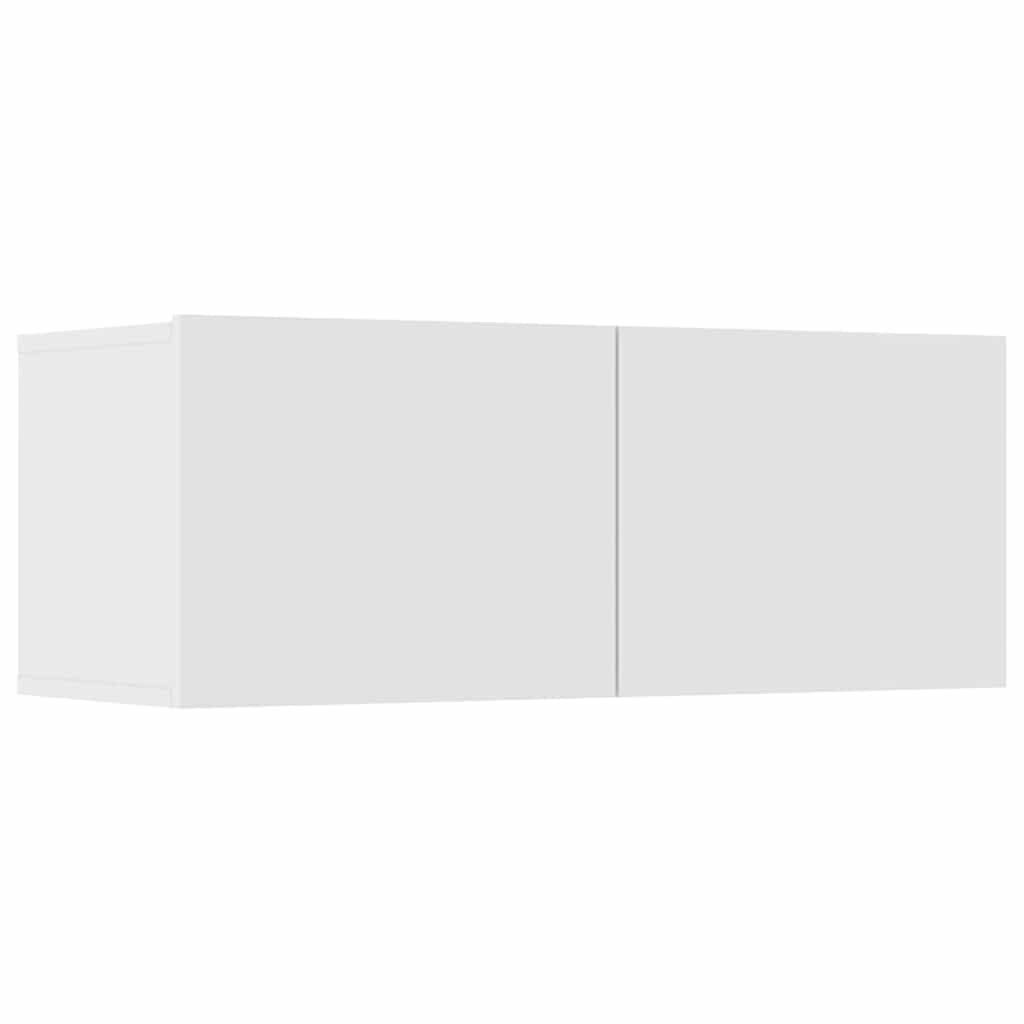 TV ormarići 4 kom bijeli 80 x 30 x 30 cm od konstruiranog drva Bijela